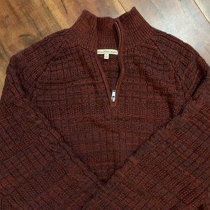 Calvin Klein Jeans Mens Knit Quarterzip